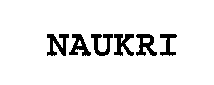 Trademark Logo NAUKRI