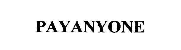 Trademark Logo PAYANYONE