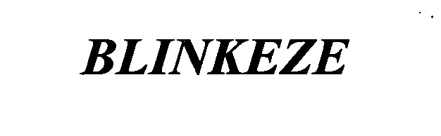Trademark Logo BLINKEZE