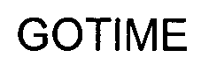 Trademark Logo GOTIME