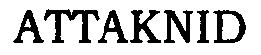 Trademark Logo ATTAKNID