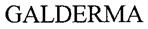 Trademark Logo GALDERMA