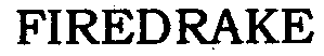 Trademark Logo FIREDRAKE