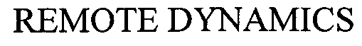 Trademark Logo REMOTE DYNAMICS