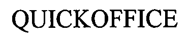 Trademark Logo QUICKOFFICE