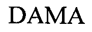 Trademark Logo DAMA