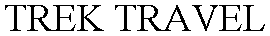 Trademark Logo TREK TRAVEL