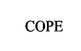 Trademark Logo COPE