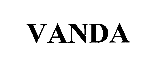 Trademark Logo VANDA