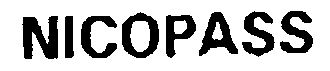 Trademark Logo NICOPASS