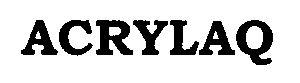Trademark Logo ACRYLAQ