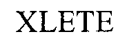 Trademark Logo XLETE