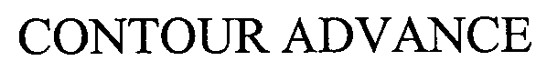 Trademark Logo CONTOUR ADVANCE