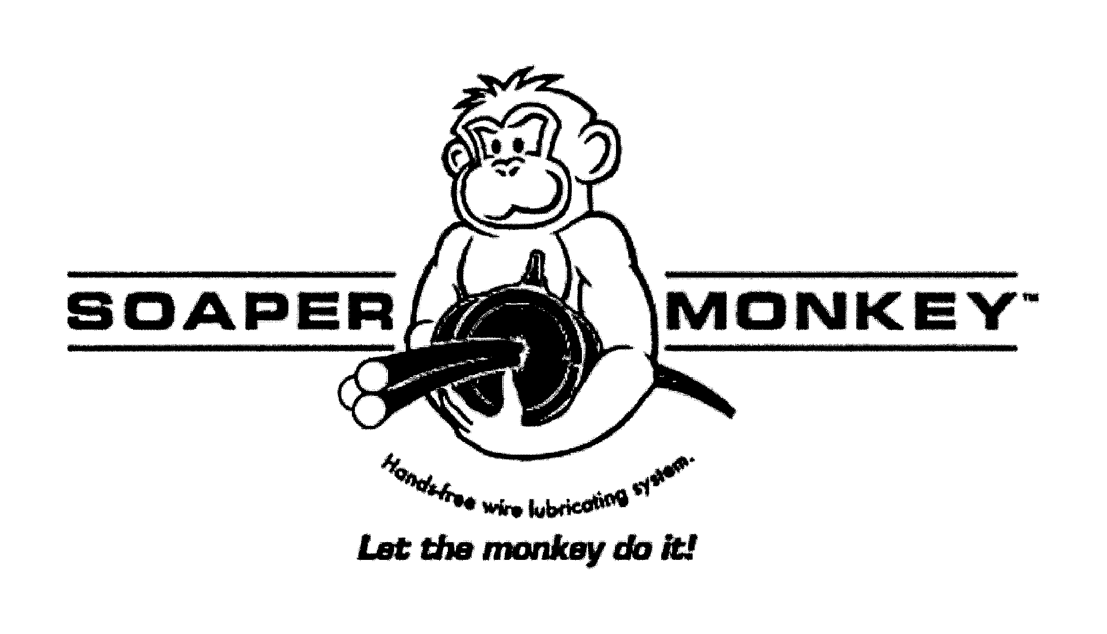 Trademark Logo SOAPER MONKEY HANDS-FREE WIRE LUBRICATING SYSTEM. LET THE MONKEY DO IT!