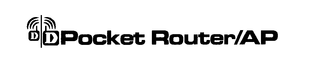 Trademark Logo DD POCKET ROUTER/AP