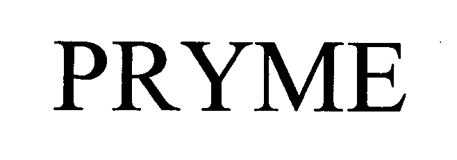 Trademark Logo PRYME