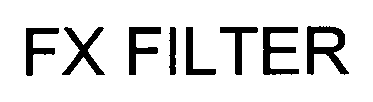 Trademark Logo FX FILTER