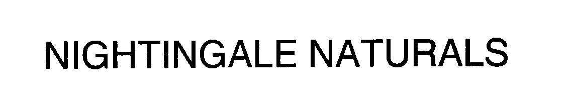 Trademark Logo NIGHTINGALE NATURALS