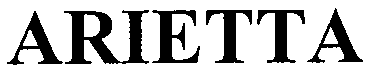 Trademark Logo ARIETTA