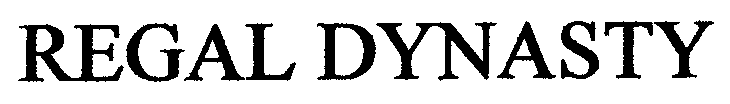 Trademark Logo REGAL DYNASTY