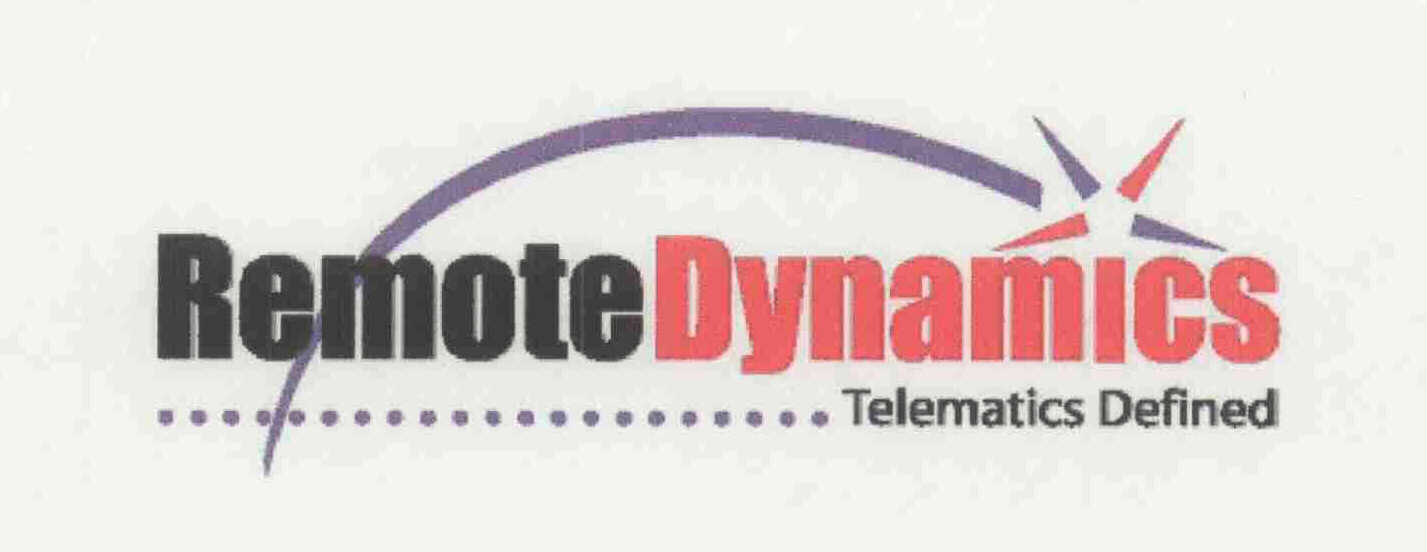 Trademark Logo REMOTEDYNAMICS TELEMATICS DEFINED