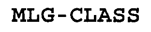 Trademark Logo MLG-CLASS
