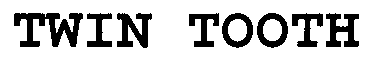 Trademark Logo TWIN TOOTH