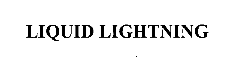 Trademark Logo LIQUID LIGHTNING