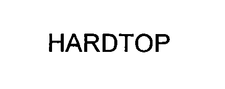 Trademark Logo HARDTOP