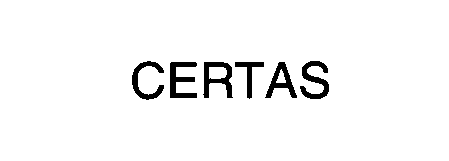 Trademark Logo CERTAS
