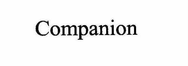 Trademark Logo COMPANION