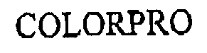 Trademark Logo COLORPRO