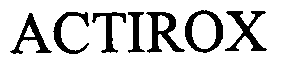 Trademark Logo ACTIROX