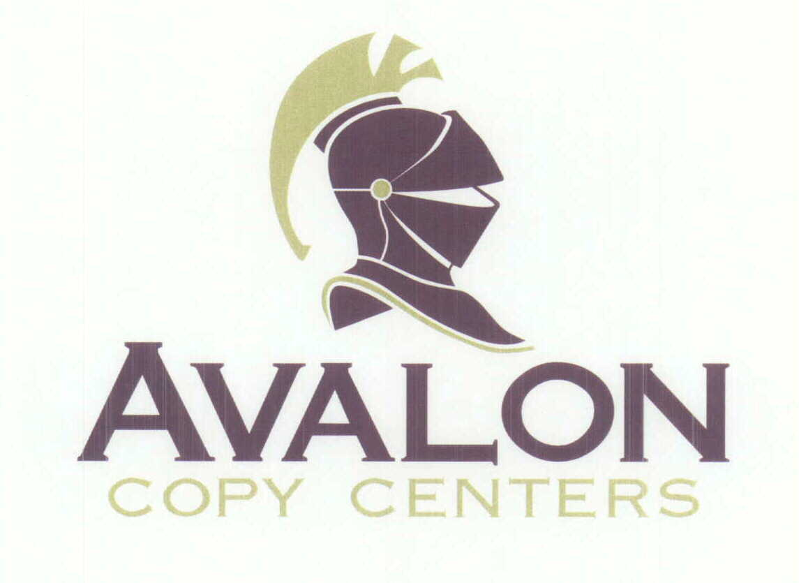 Trademark Logo AVALON COPY CENTERS