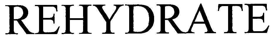 Trademark Logo REHYDRATE