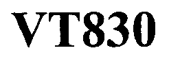 Trademark Logo VT830