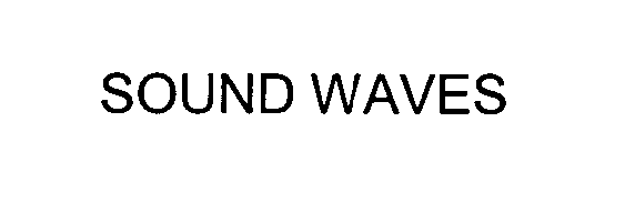 Trademark Logo SOUND WAVES