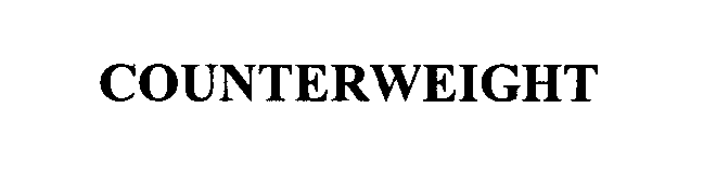 Trademark Logo COUNTERWEIGHT