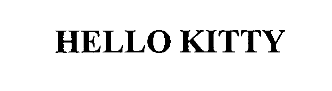 Trademark Logo HELLO KITTY