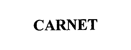 Trademark Logo CARNET