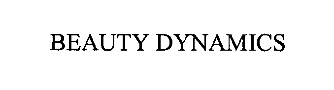 Trademark Logo BEAUTY DYNAMICS