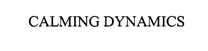 Trademark Logo CALMING DYNAMICS