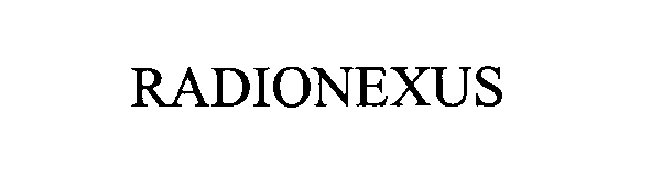 Trademark Logo RADIONEXUS