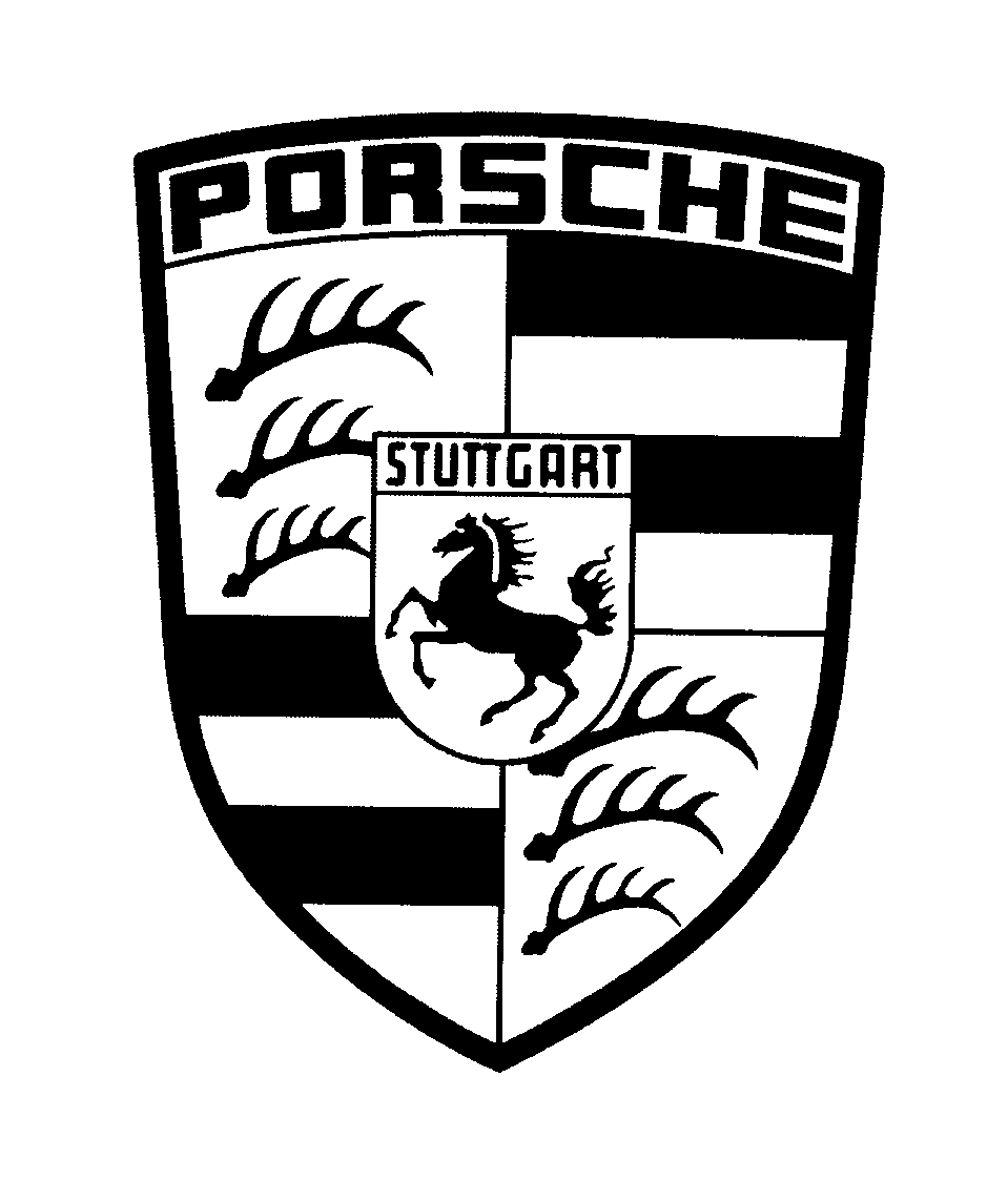 porsche logo drawing
