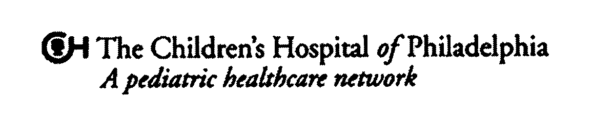  THE CHILDREN'S HOSPITAL OF PHILADELPHIA A PEDIATRIC HEALTHCARE NETWORK