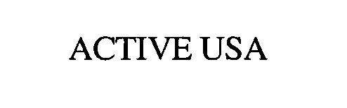 Trademark Logo ACTIVE USA