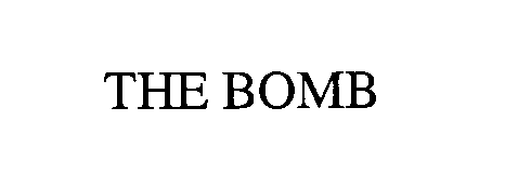 Trademark Logo THE BOMB