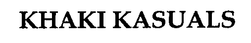 Trademark Logo KHAKI KASUALS