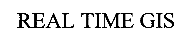 Trademark Logo REAL TIME GIS