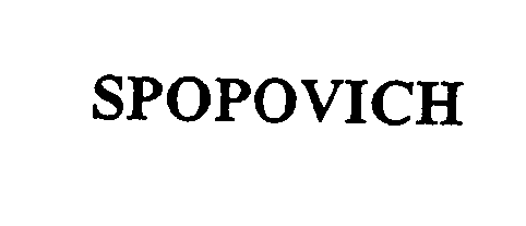  SPOPOVICH